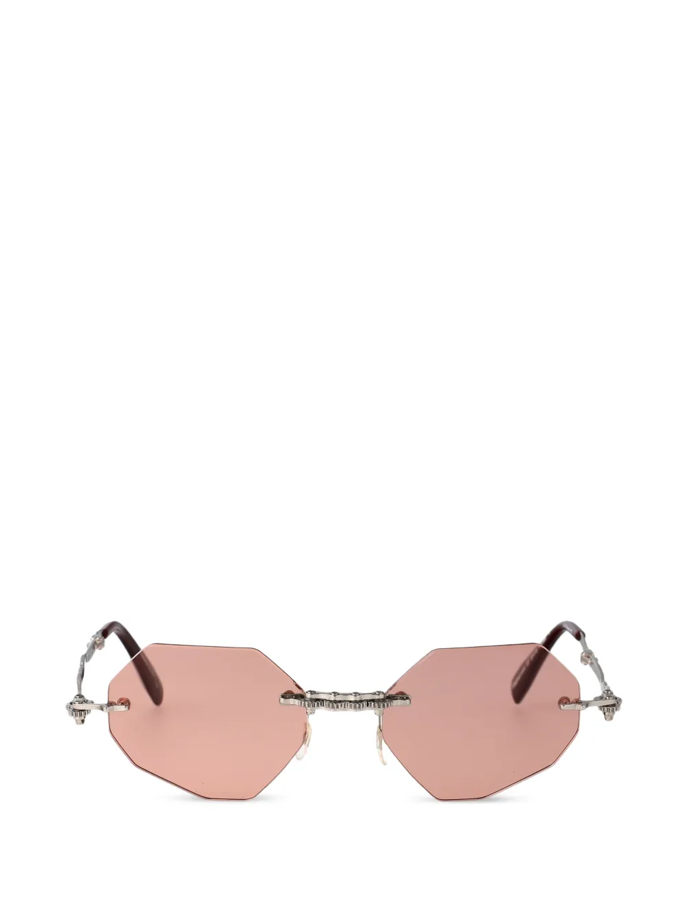 Kuboraum Maske H44 geometric-frame sunglasses - Rosa