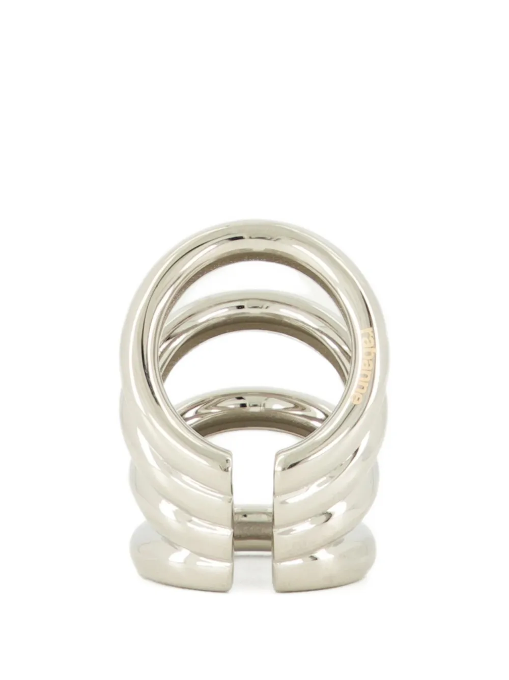 Rabanne Punk Earrings in Silver, view 3