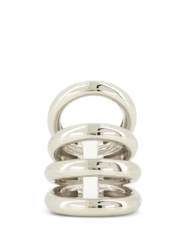 Rabanne Punk Earrings in Silver