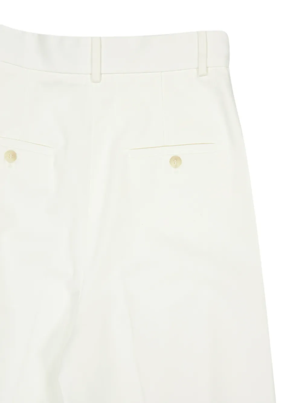 La DoubleJ Brooklyn geplooide broek Wit