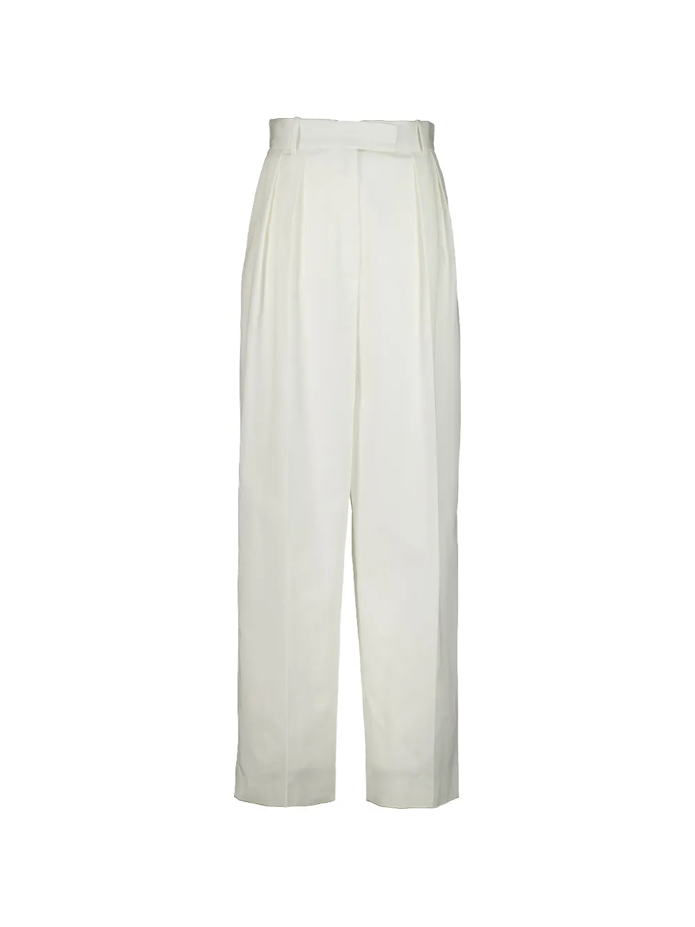 La DoubleJ Brooklyn pleated trousers - Bianco