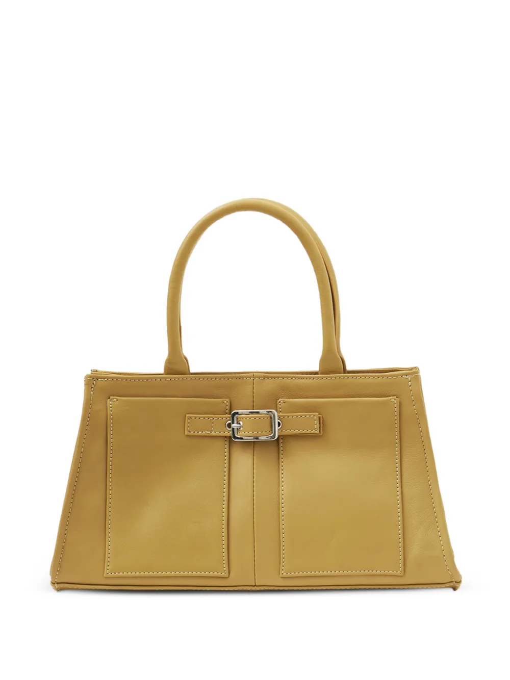 Gimaguas buckle-detail leather tote bag - Giallo
