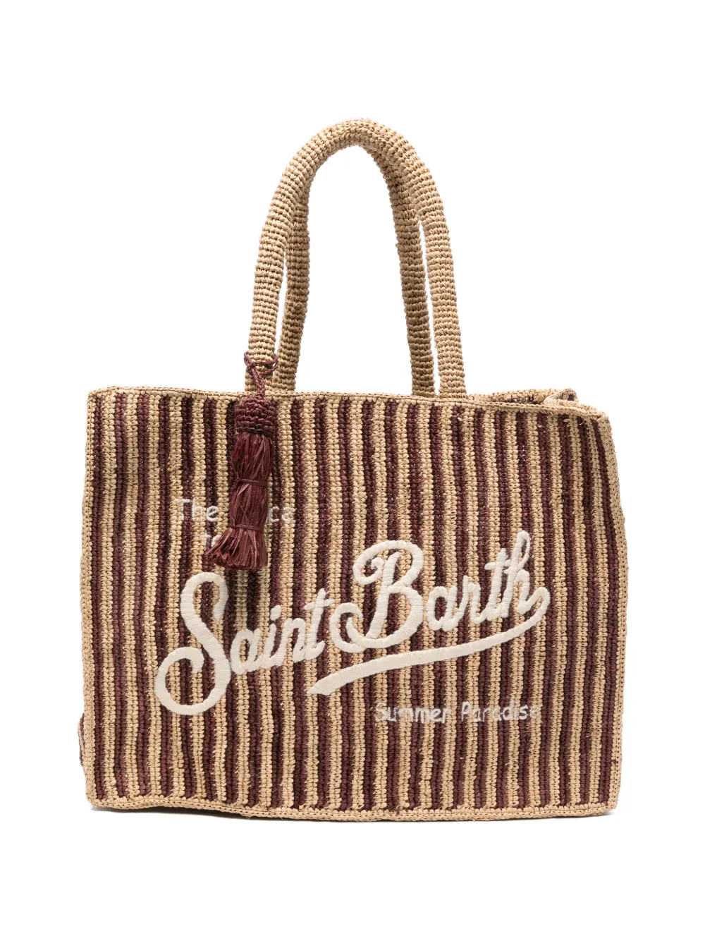 MC2 Saint Barth Vanity striped shoulder bag · OS