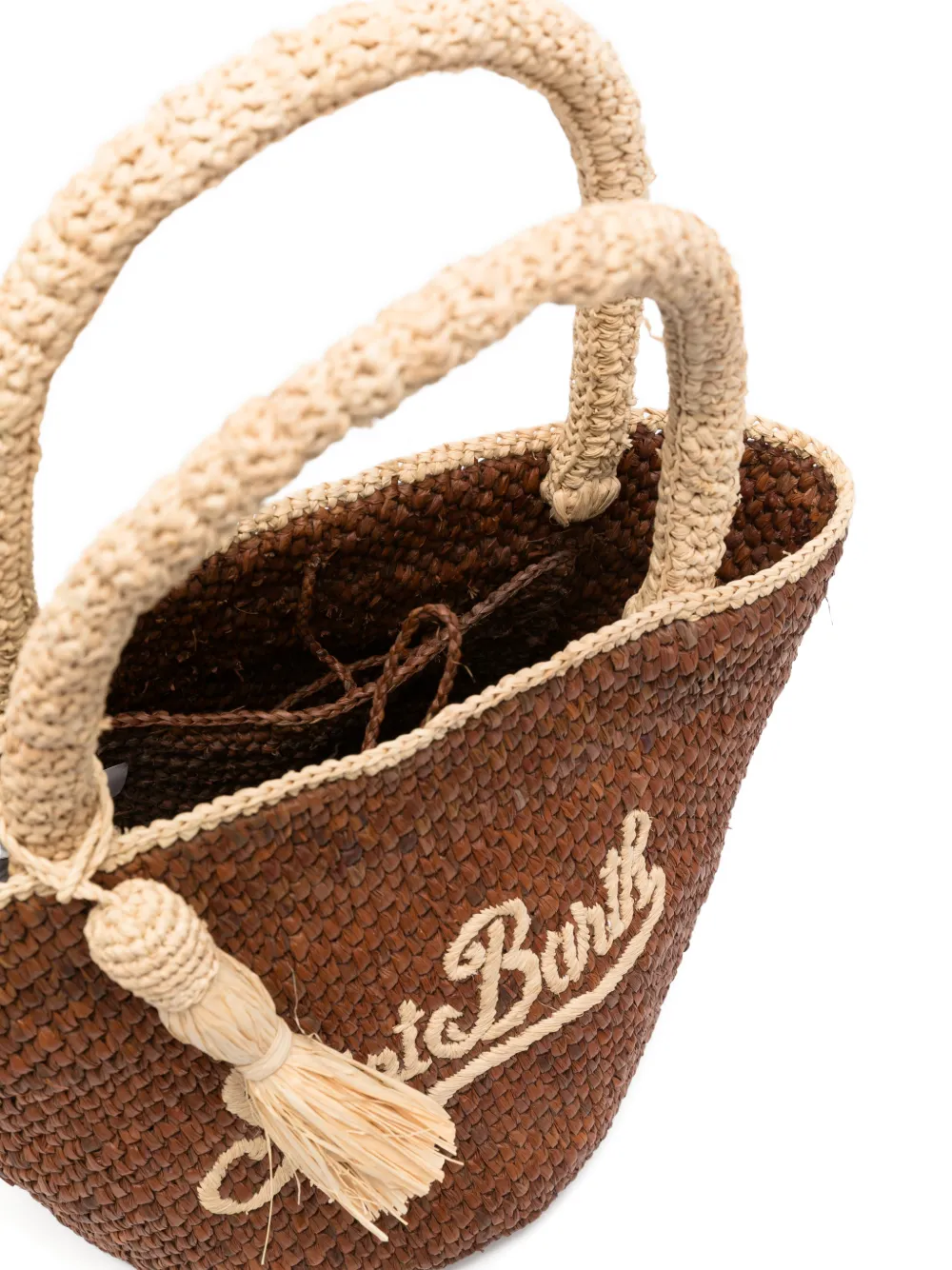 MC2 Saint Barth Medium Mercy geweven shopper Bruin
