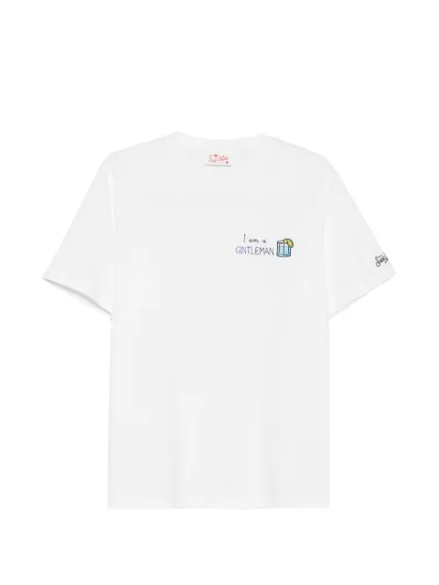 MC2 Saint Barth Portofino logo-embroidered T-shirt