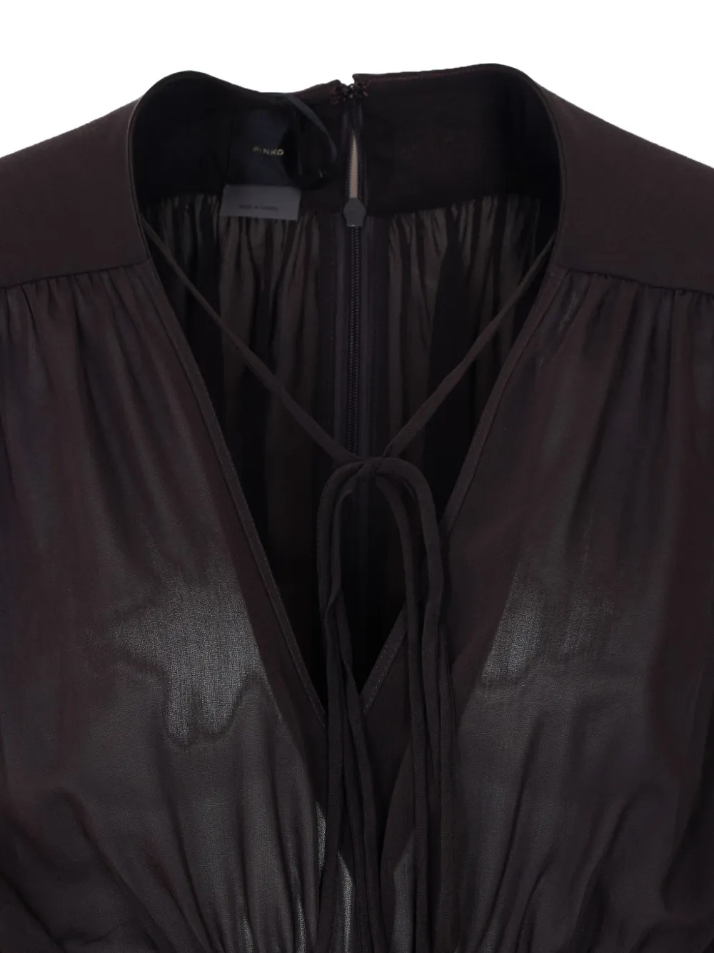 PINKO Apricena mini-jurk met lange mouwen Bruin