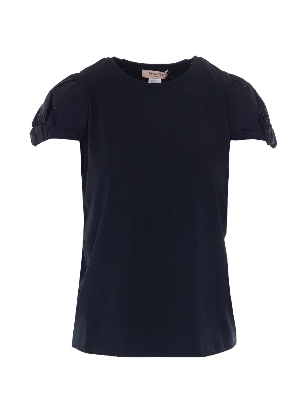 TWINSET crew neck short-seeve T-shirt - Nero