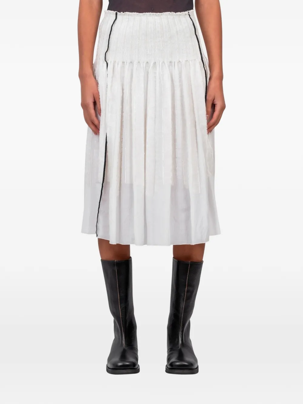 Paloma Wool Lupe pleated skirt - Bianco