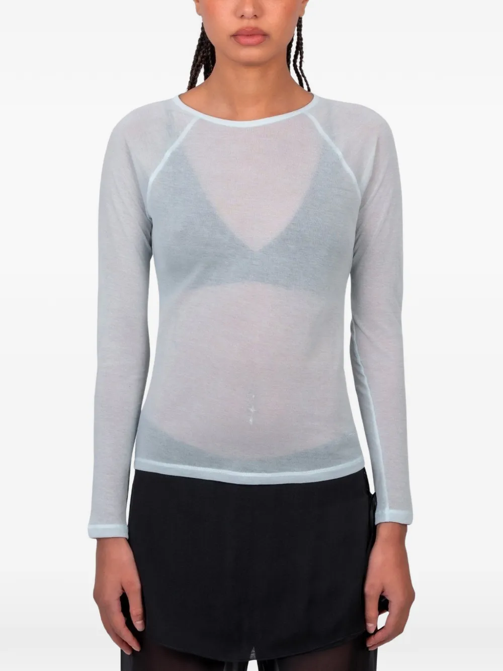 Paloma Wool Hiro long-sleeve top - Blu