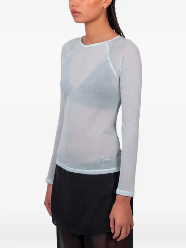 Paloma Wool Hiro long-sleeve Top | Blue | FARFETCH