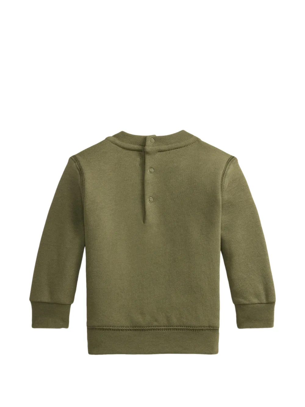 POLO RALPH LAUREN KIDS Polo Bear fleece pullover Groen