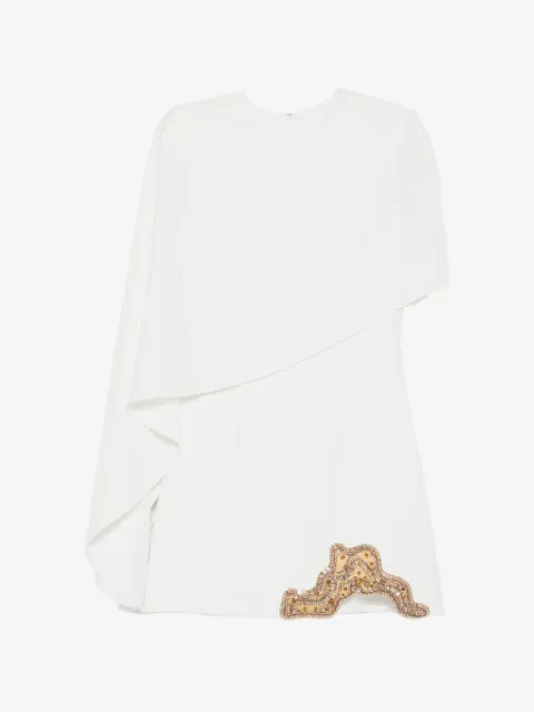 Rachel Gilbert Amari cape-detail mini dress
