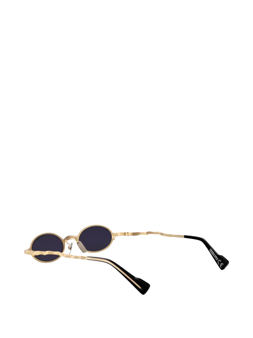 Kuboraum Maske Z24 zonnebril met ovalen montuur Goud