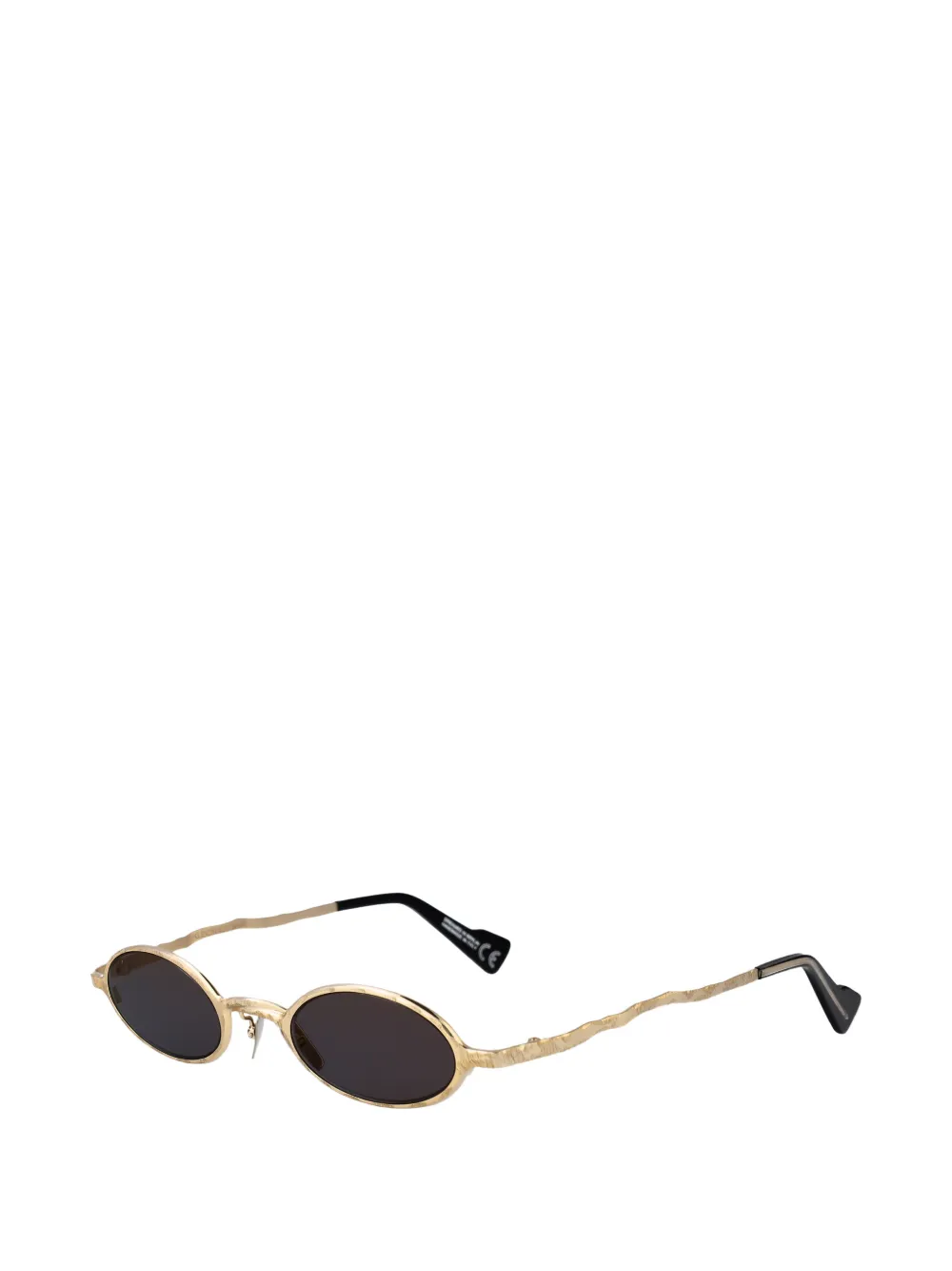 Kuboraum Maske Z24 zonnebril met ovalen montuur Goud