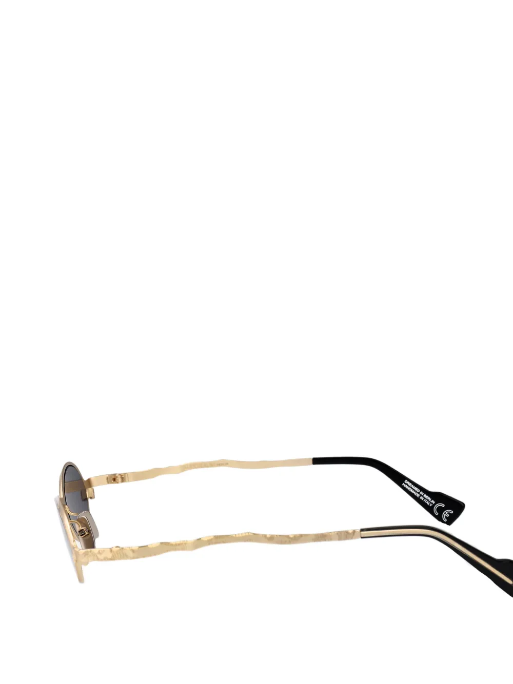 Kuboraum Maske Z24 zonnebril met ovalen montuur Goud