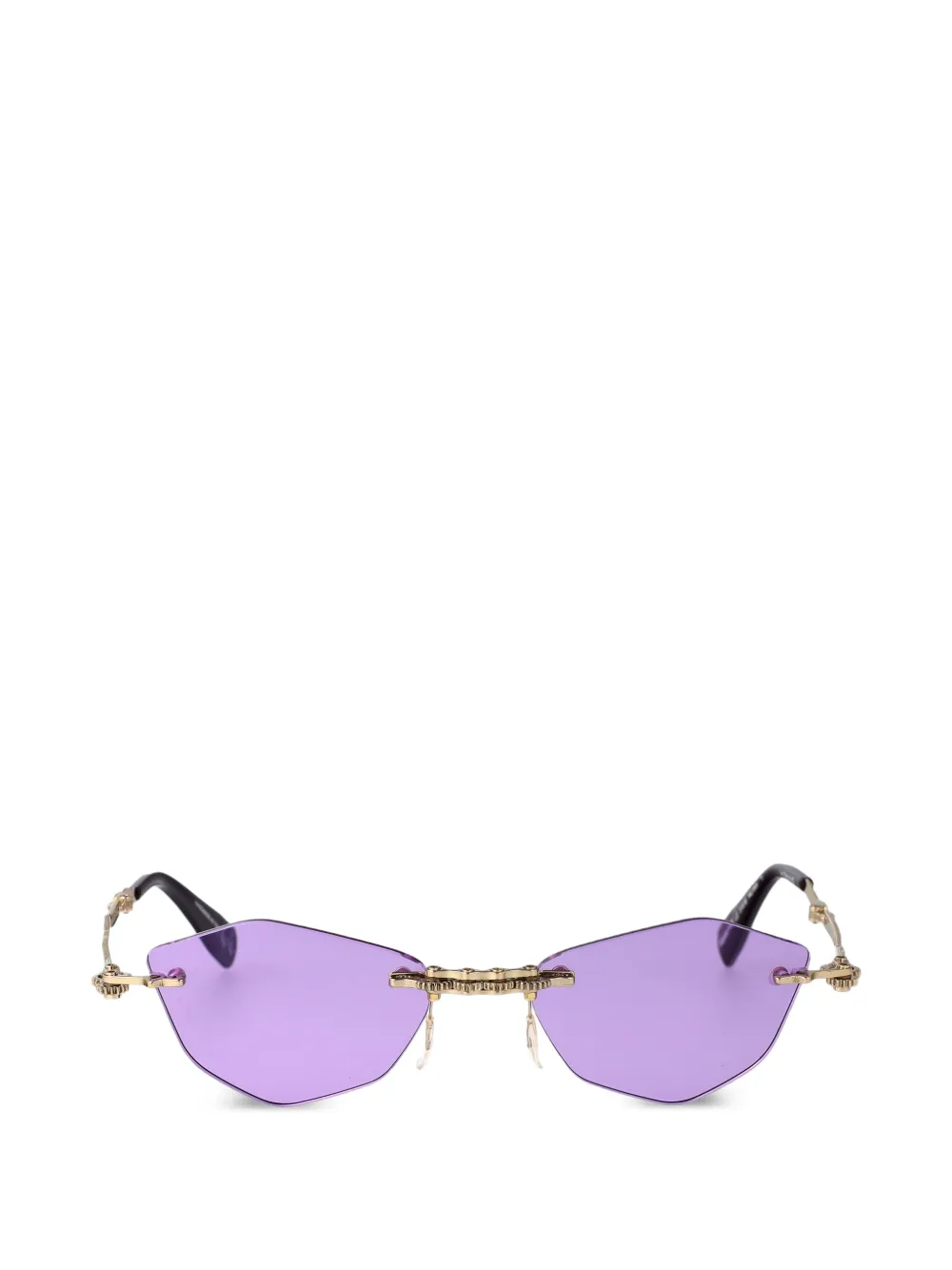 Kuboraum Maske H48 geometric-frame sunglasses - Violett