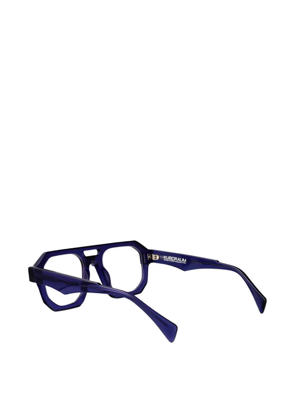 Kuboraum Maske K33 bril met geometrisch montuur Blauw