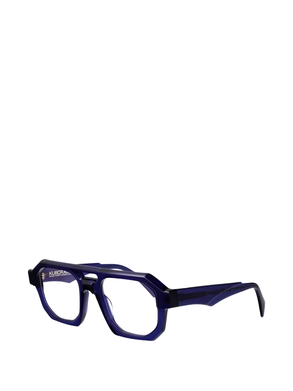 Kuboraum Maske K33 bril met geometrisch montuur Blauw