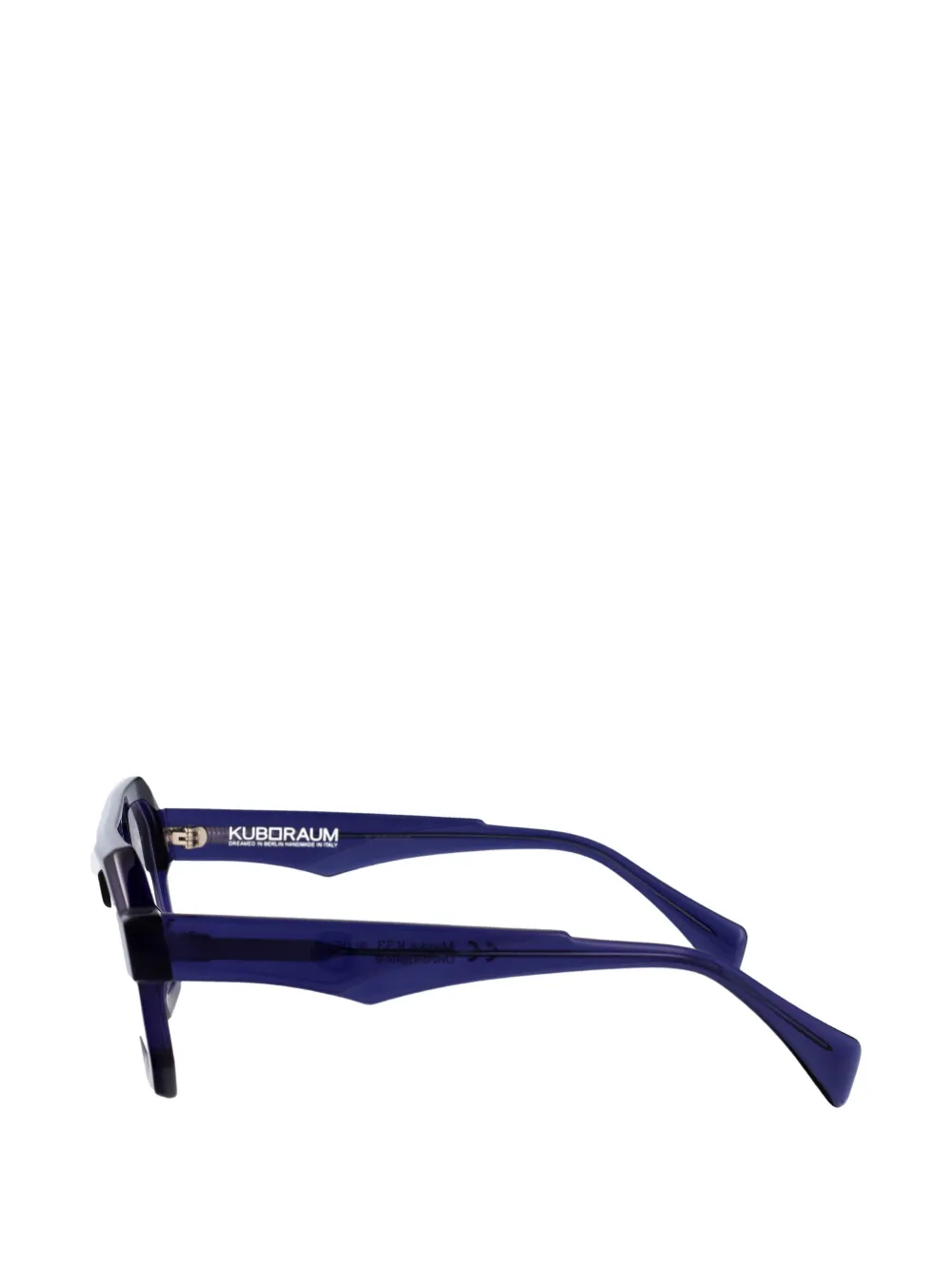 Kuboraum Maske K33 bril met geometrisch montuur Blauw