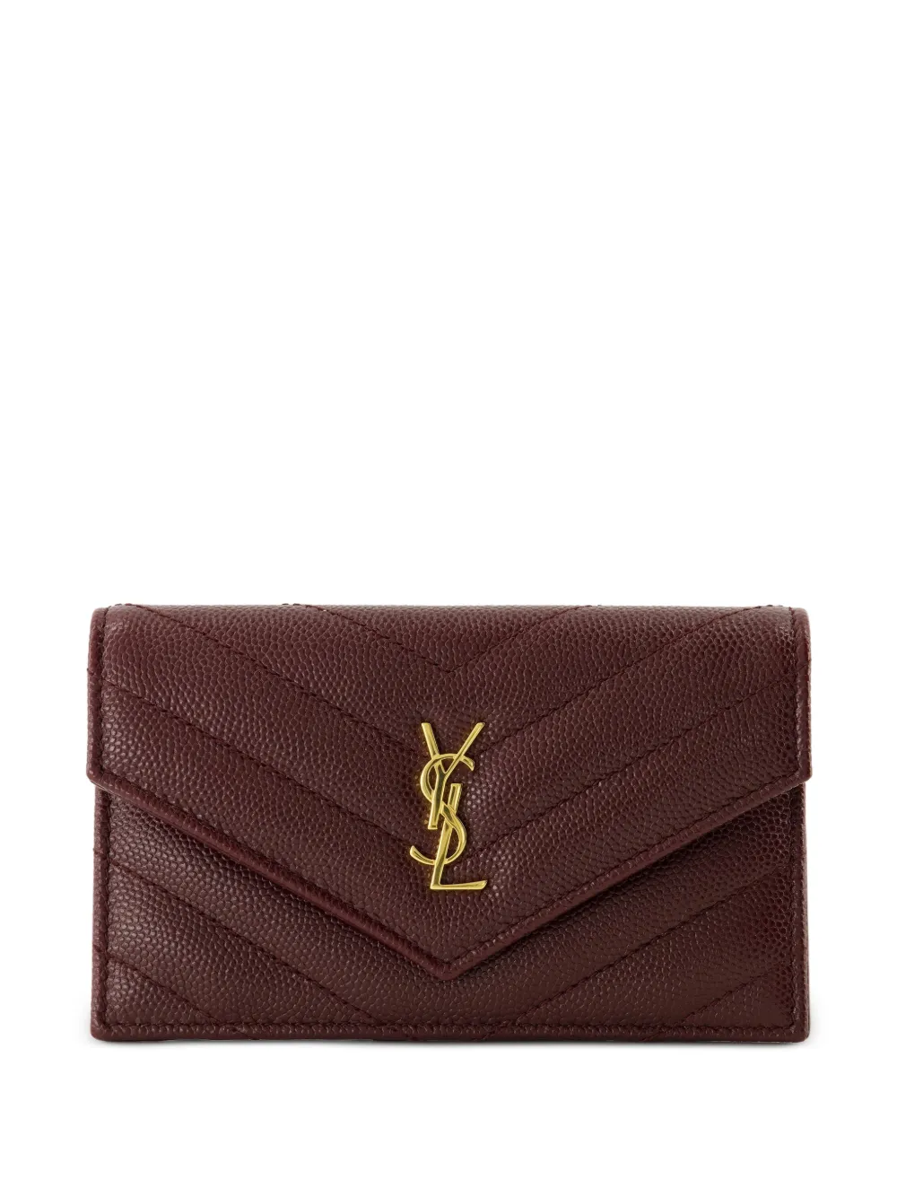 Saint Laurent Cassandre Fragments card holder - Rot