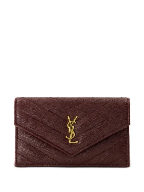 Saint Laurent Cassandre Fragments card holder