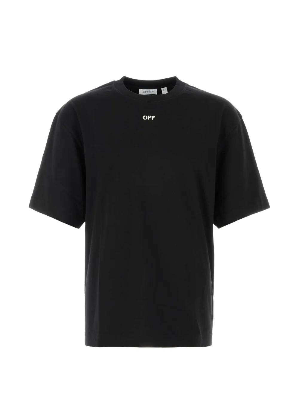 Off-White logo-print cotton T-shirt - Schwarz