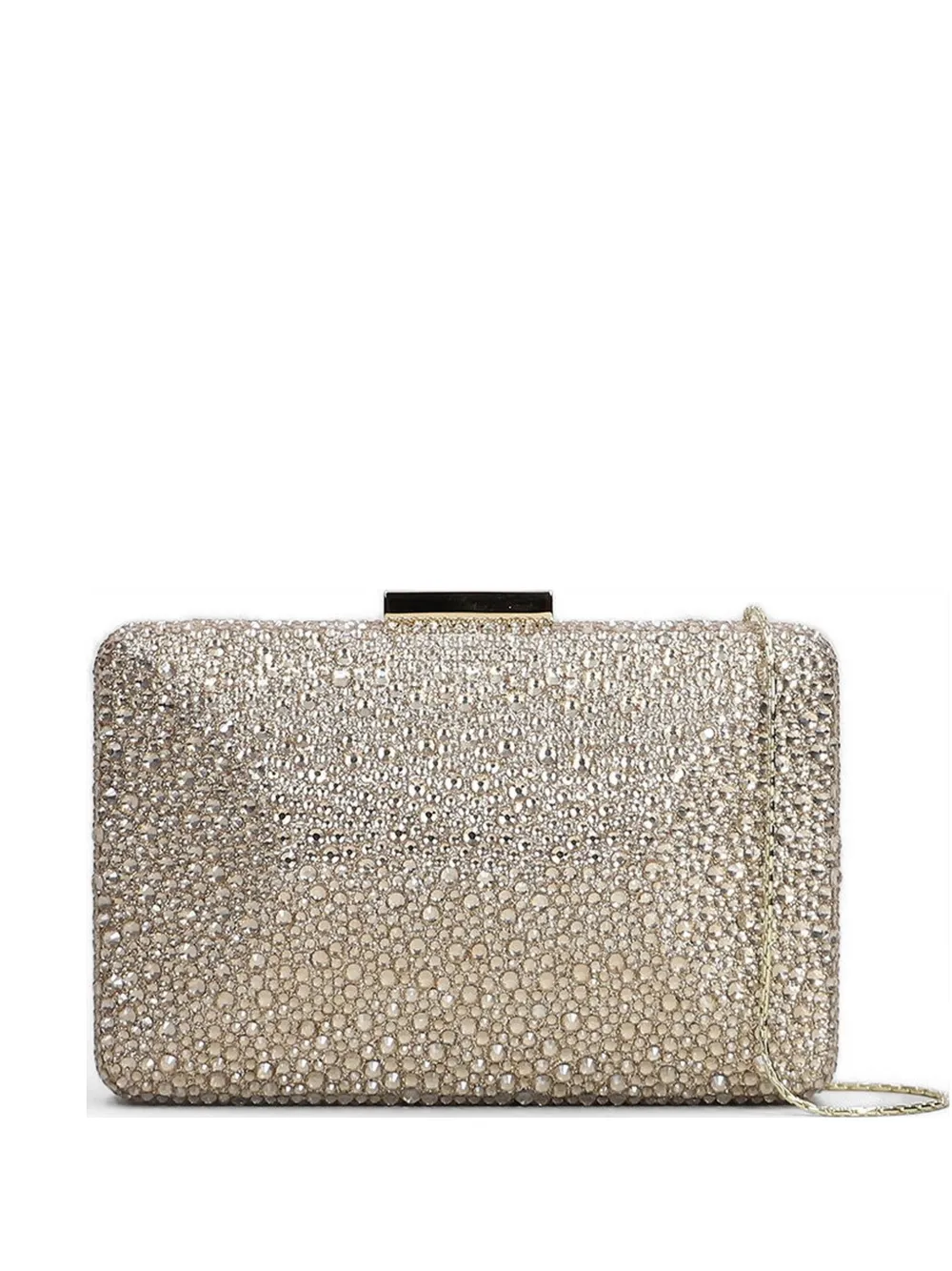 TWENTY FOURHAITCH Niger crystal-embellished clutch bag - Oro
