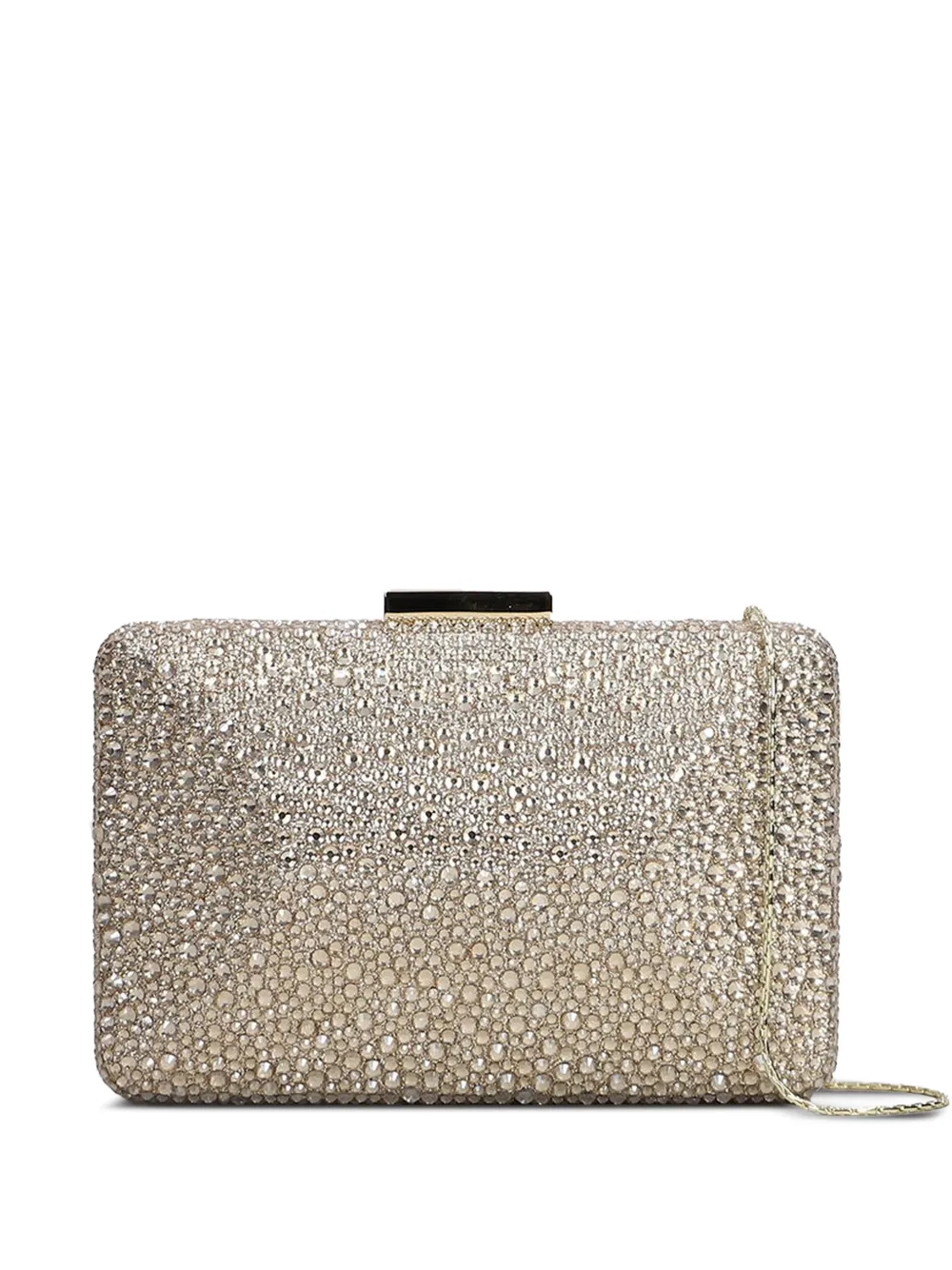 TWENTY FOURHAITCH Niger crystal-embellished clutch bag - Oro