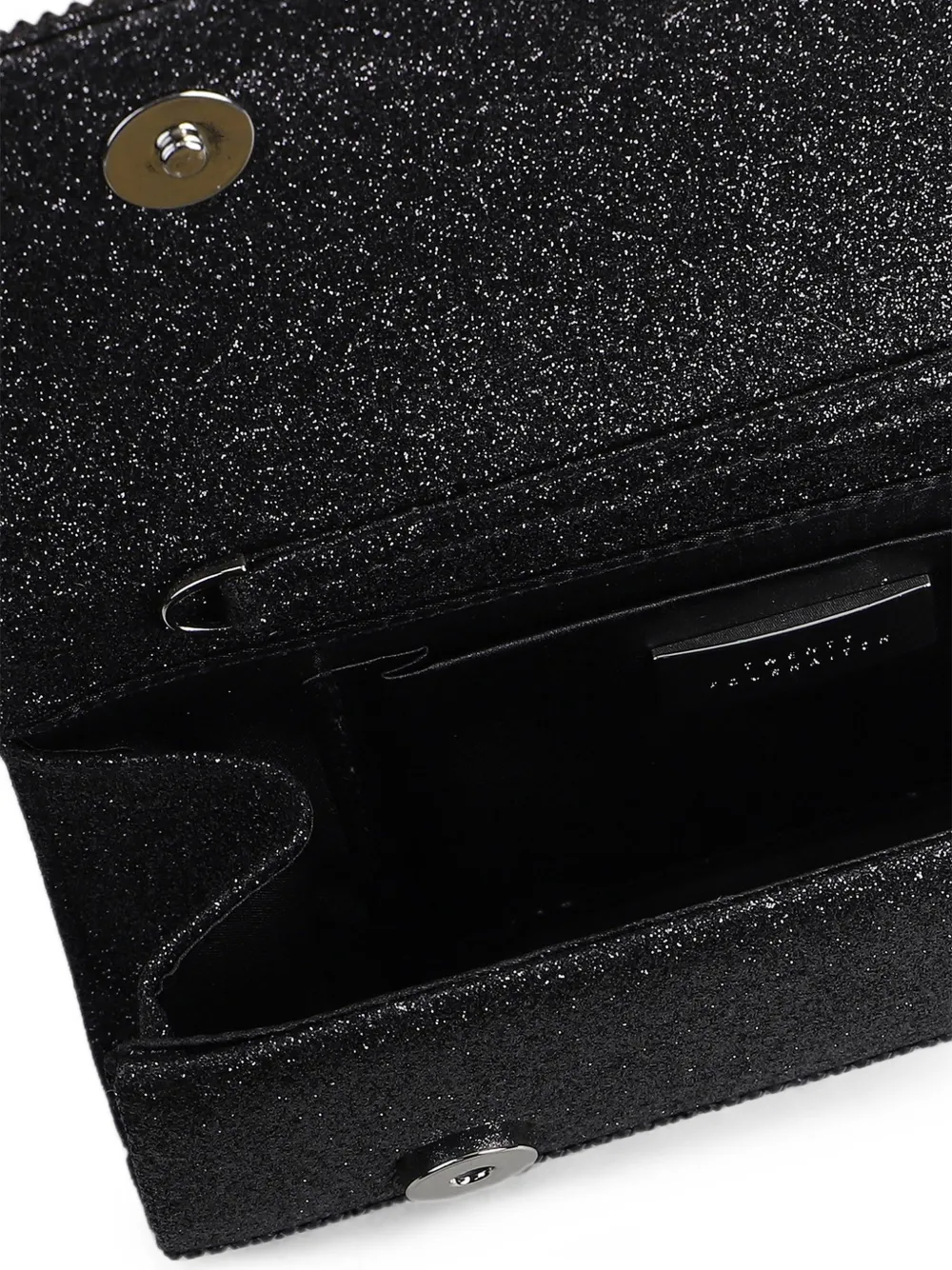 TWENTY FOURHAITCH French 75 clutch verfraaid met kristallen Zwart
