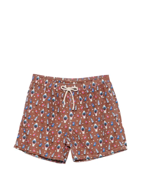MC2 Saint Barth graphic-print drawstring swim shorts