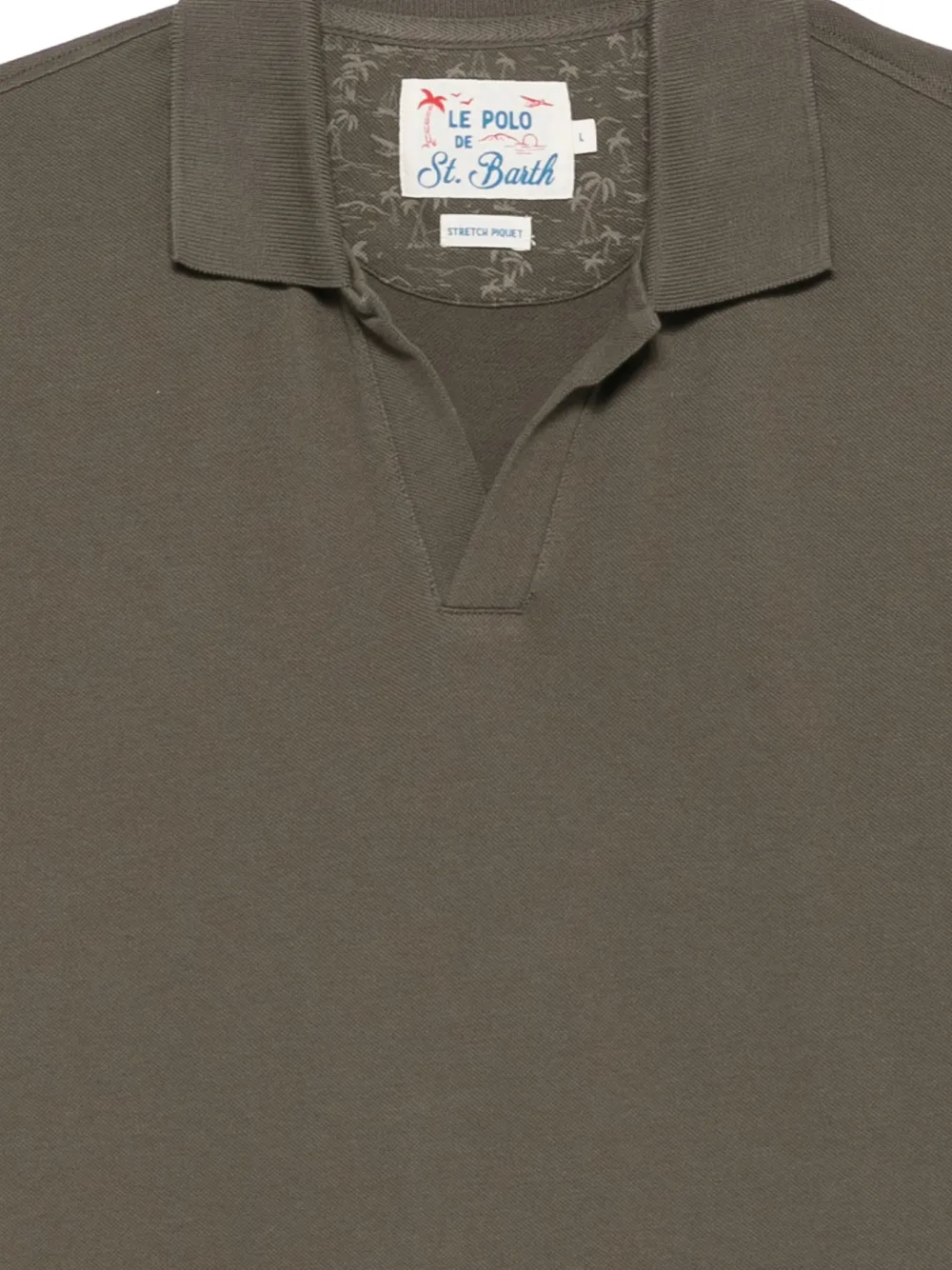 MC2 Saint Barth T-shirt met polokraag Groen