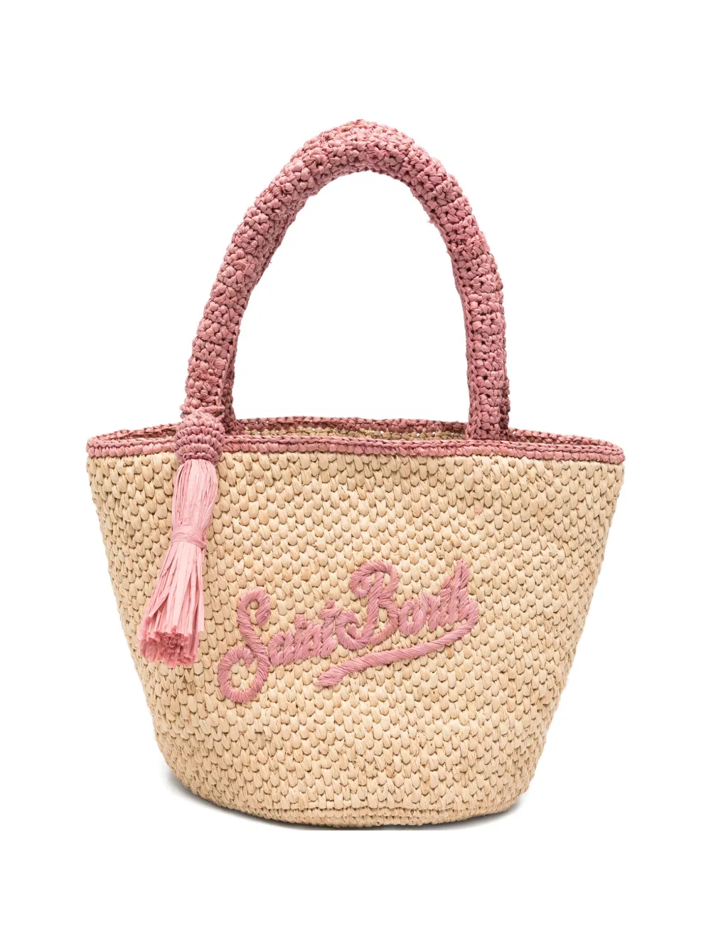 MC2 Saint Barth Marcy shopper met kwastje Beige