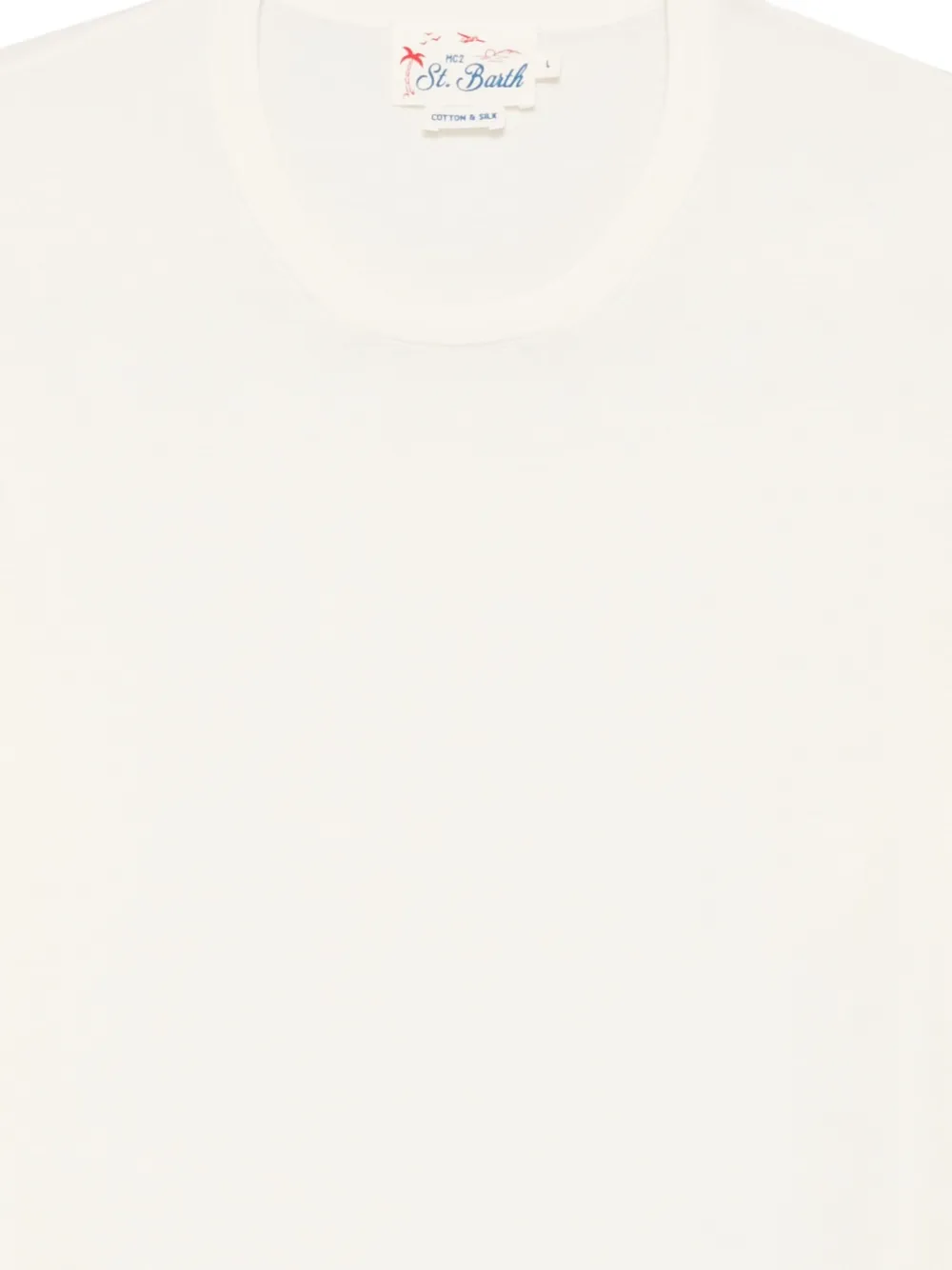 MC2 Saint Barth T-shirt met ronde hals Beige