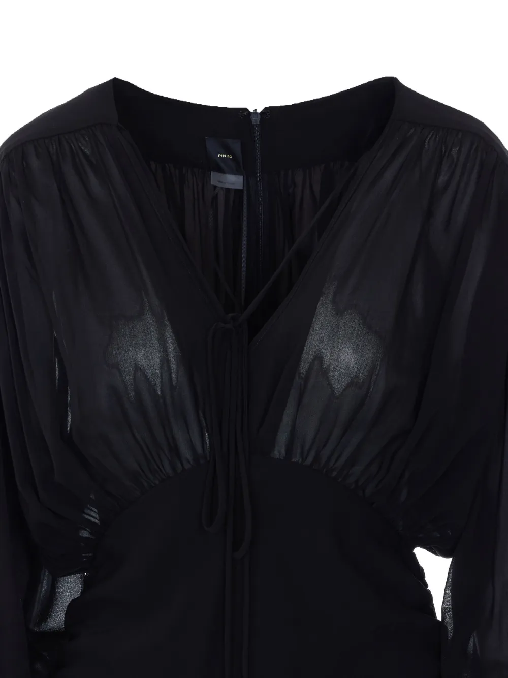 PINKO Jurk met V-hals Zwart