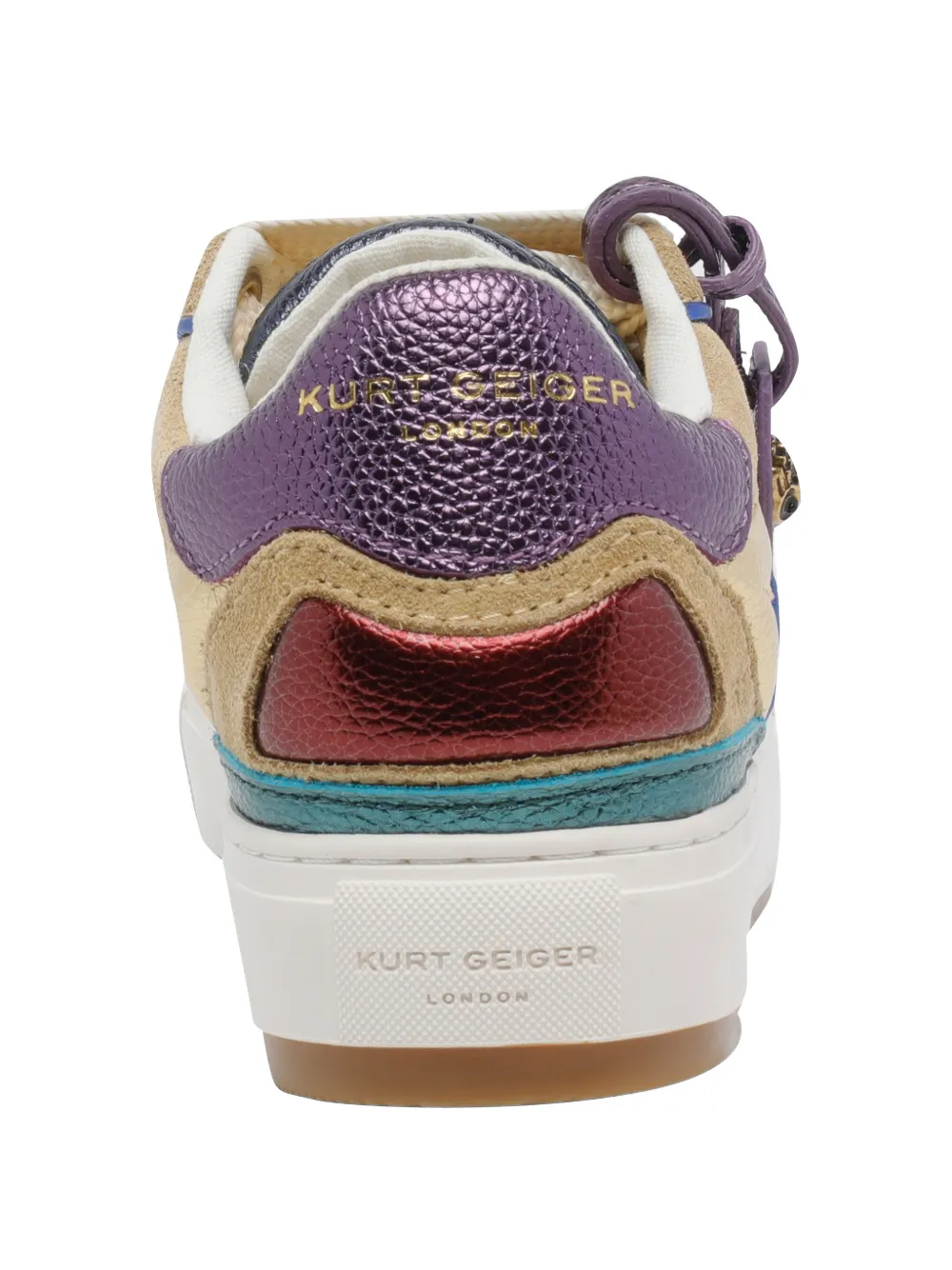 Kurt Geiger London Southbank Tag lace-up sneakers Beige
