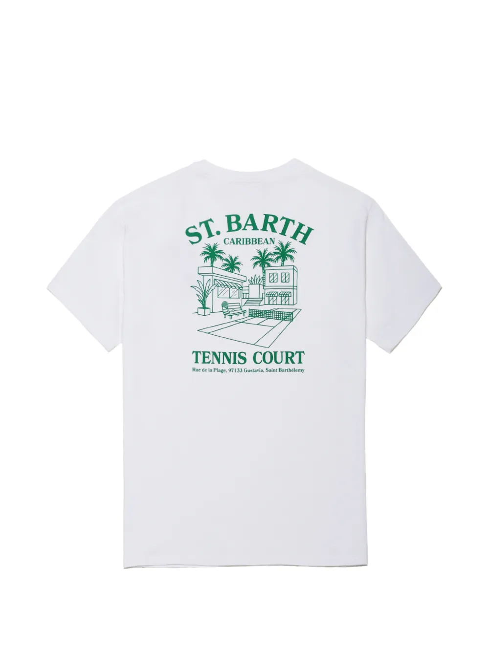 MC2 Saint Barth T-shirt met print Wit