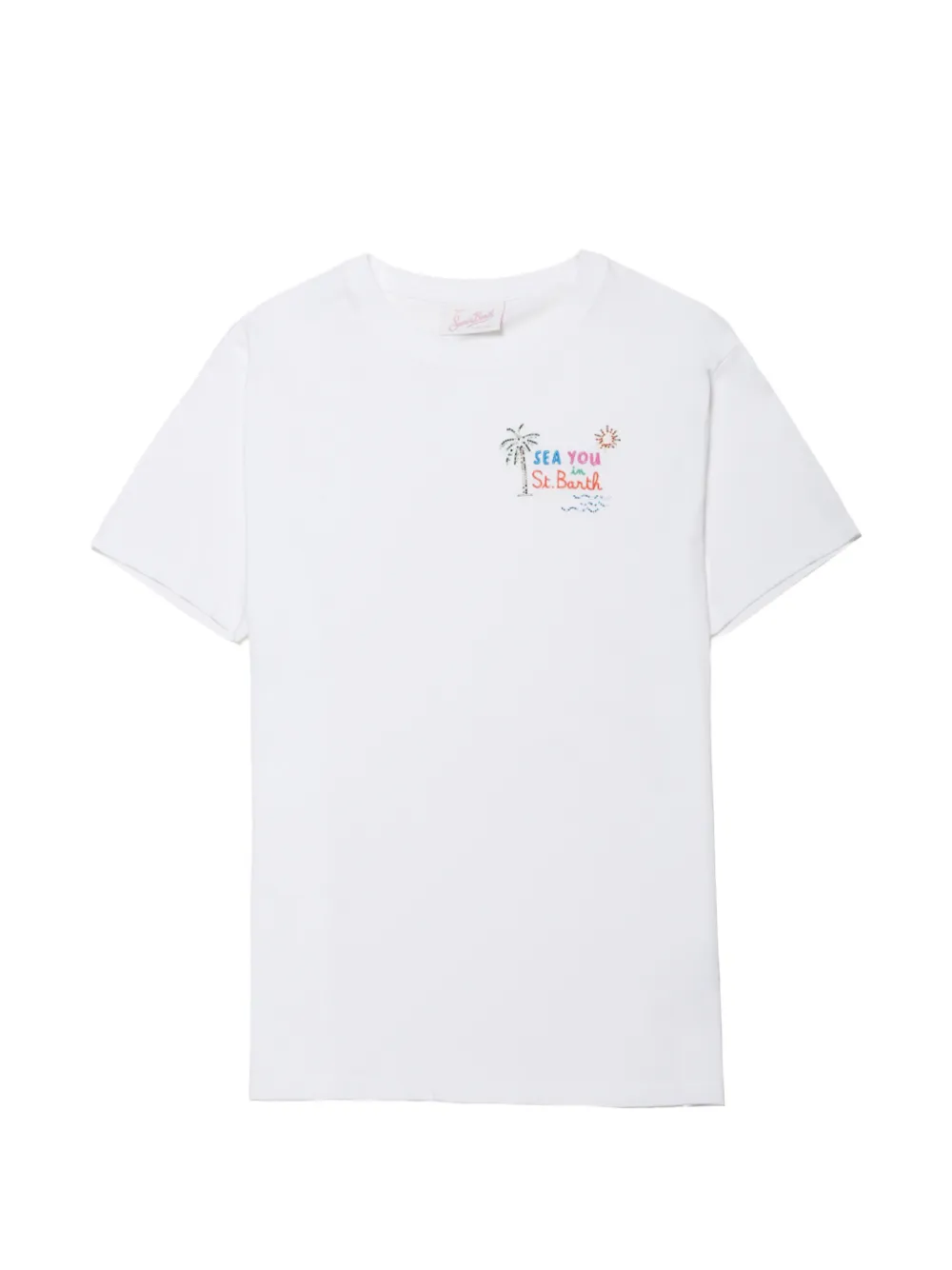 MC2 Saint Barth T-shirt met print Wit