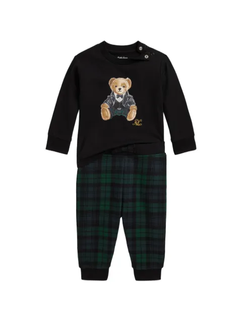 POLO RALPH LAUREN KIDS pijama con motivo Polo Bear