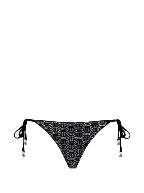 Philipp Plein swimming brief monogram strass
