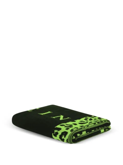 Philipp Plein leopard-print beach towel