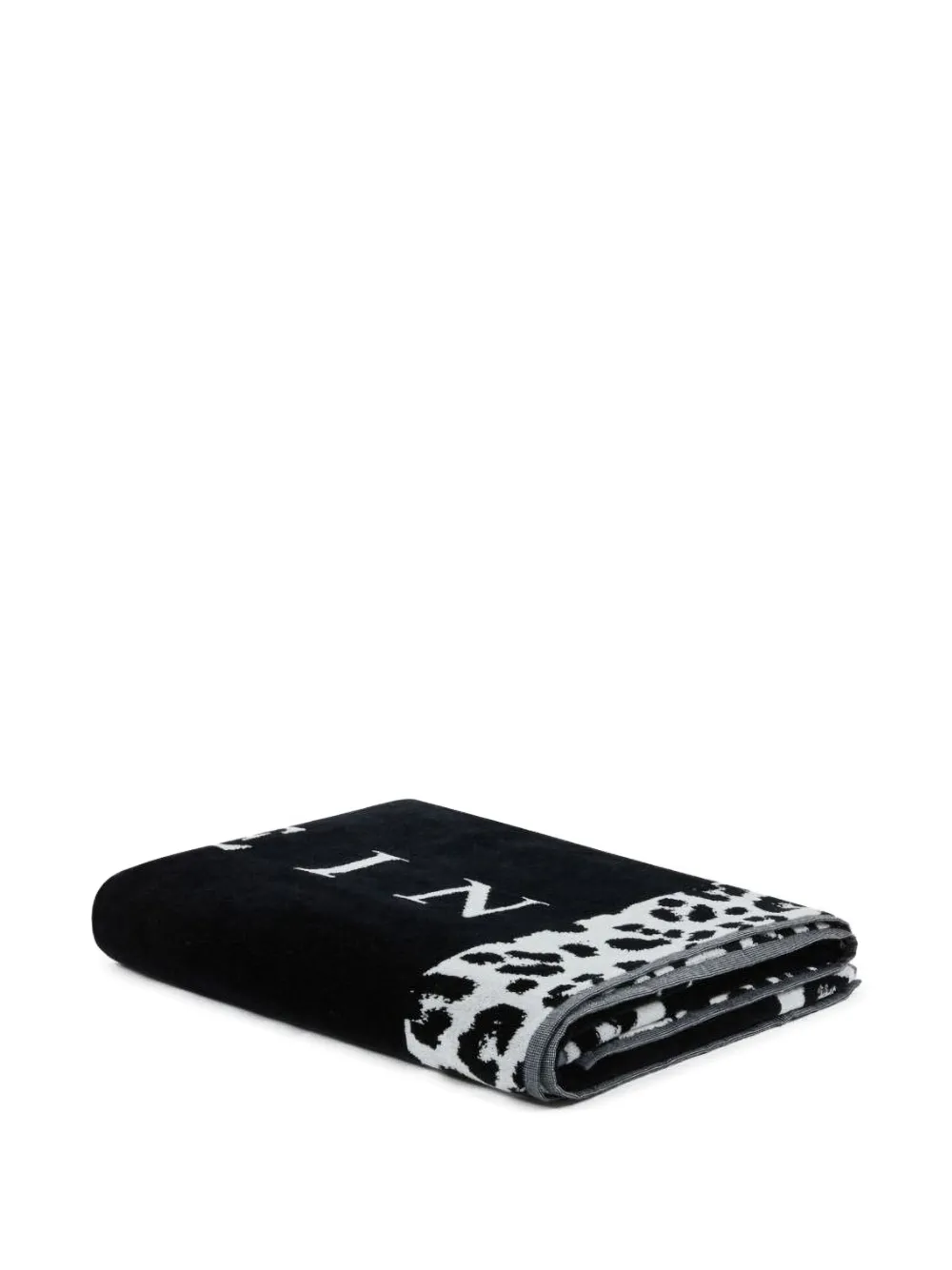 Philipp Plein Leo Strandtuch - Schwarz