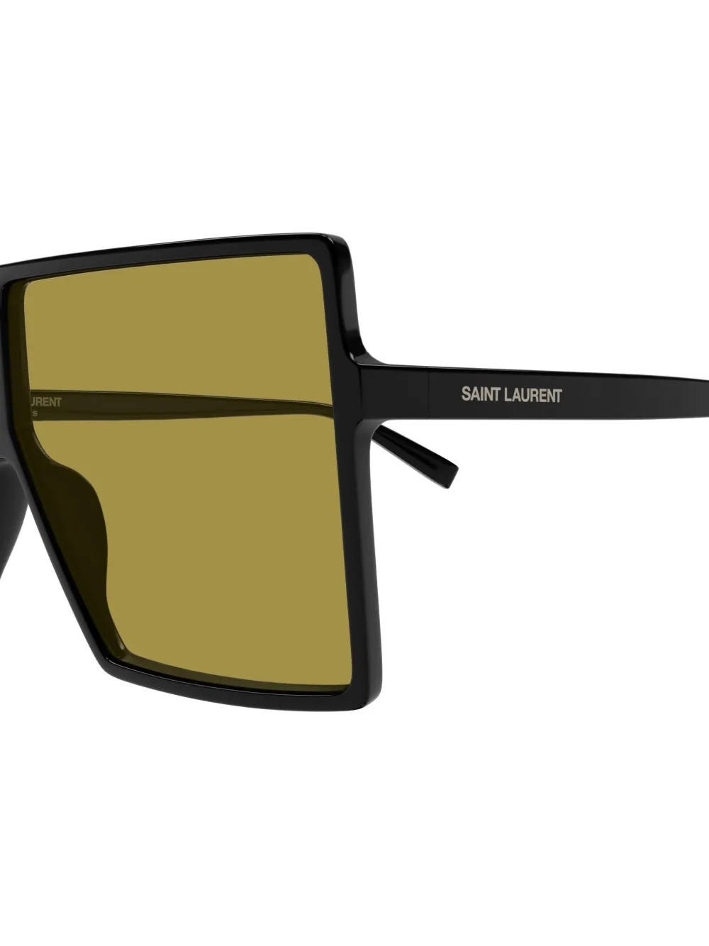 Saint Laurent Eyewear SL 909 Betty S zonnebril met vierkant montuur Zwart