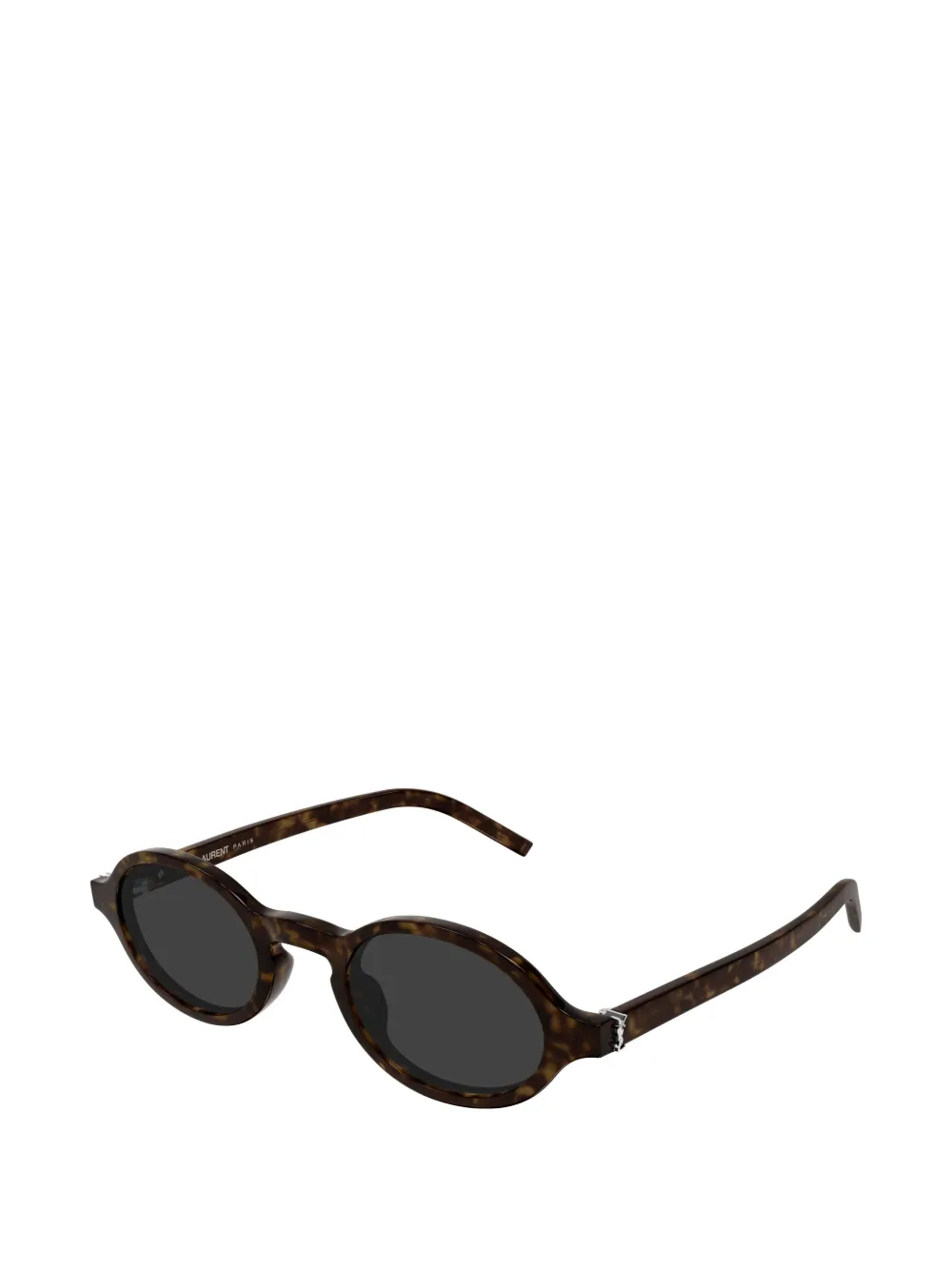 Saint Laurent Eyewear SL M161 zonnebril met rond montuur Bruin