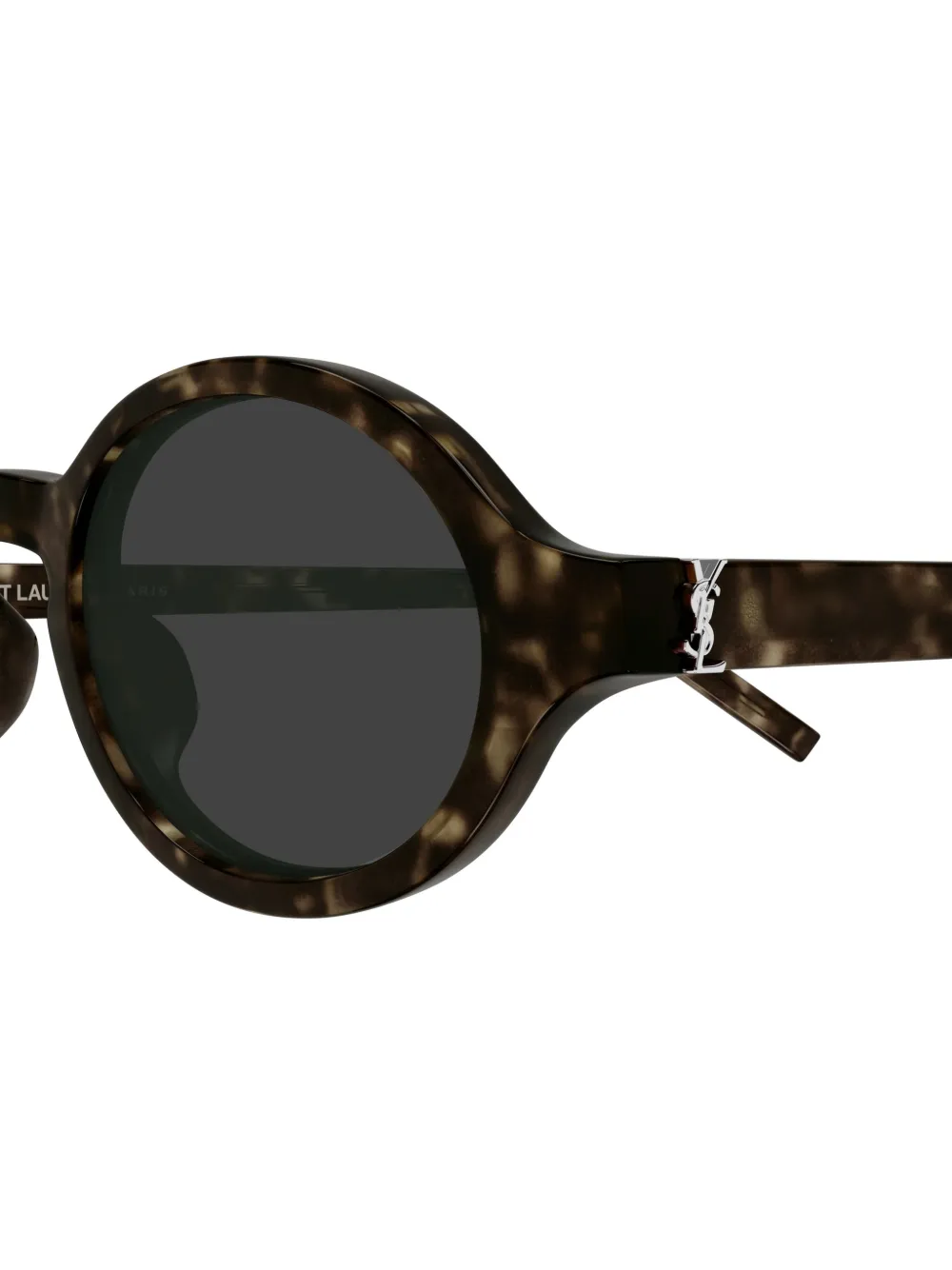 Saint Laurent Eyewear SL M161 zonnebril met rond montuur Bruin