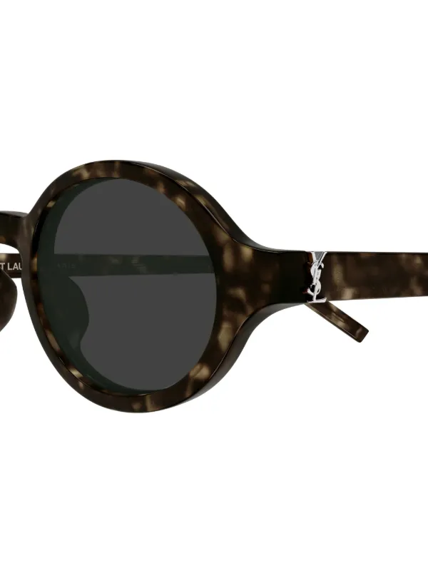 Saint Laurent Eyewear SL M161 round-frame Sunglasses | Brown