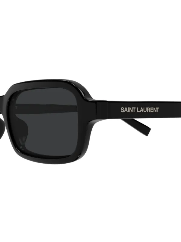 Saint Laurent Eyewear rectangle-frame Sunglasses | Black | FARFETCH BH