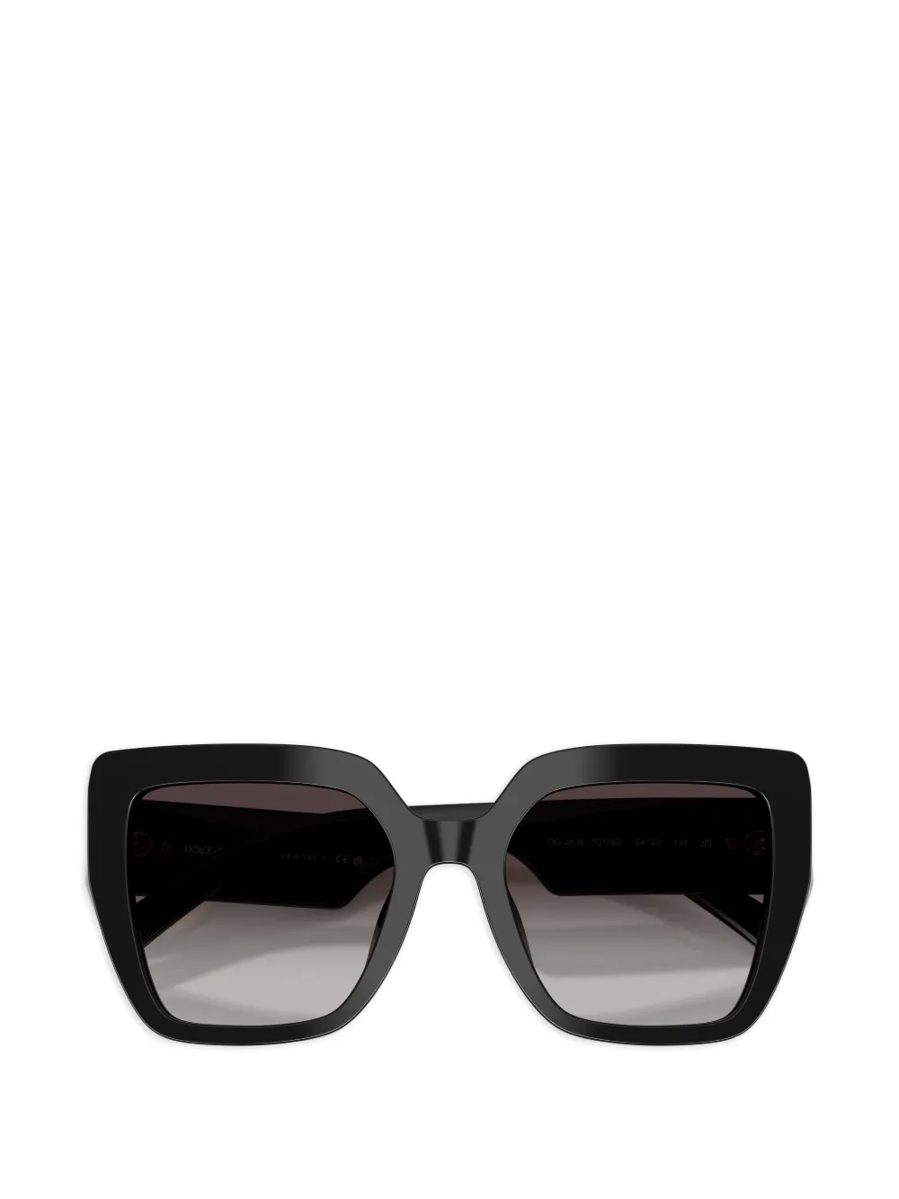 Dolce & Gabbana Eyewear Zonnebril met vierkant montuur Zwart