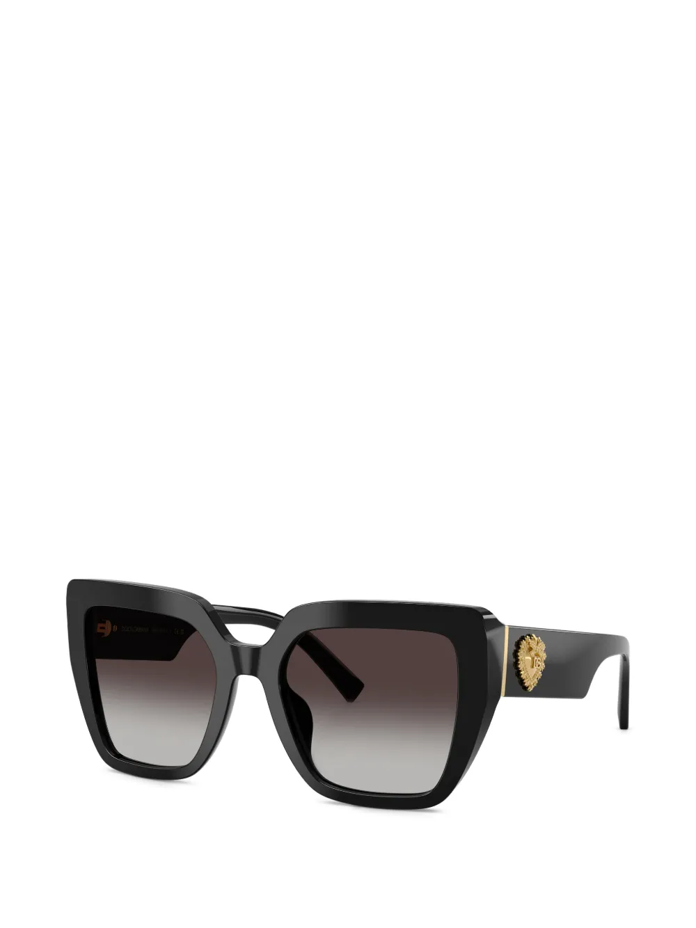 Dolce & Gabbana Eyewear Zonnebril met vierkant montuur Zwart