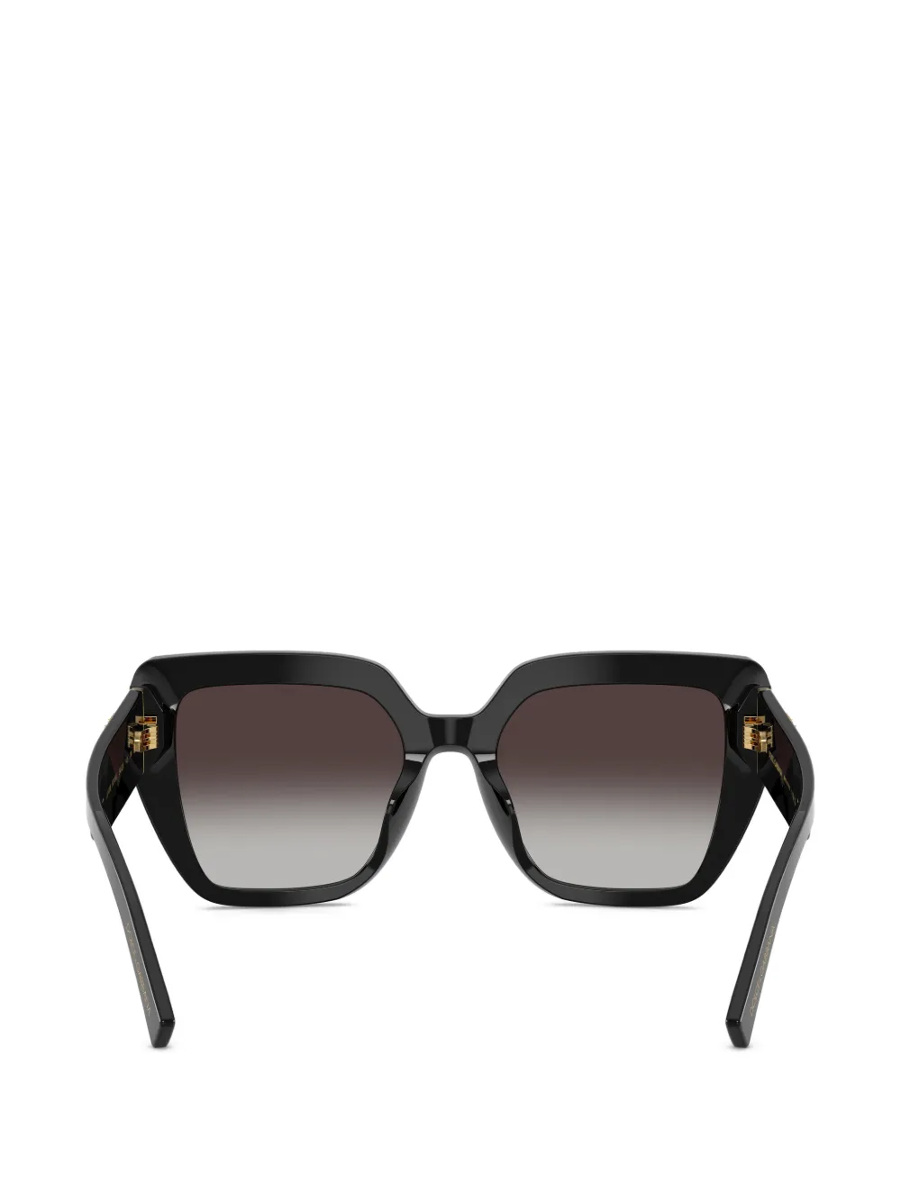 Dolce & Gabbana Eyewear Zonnebril met vierkant montuur Zwart