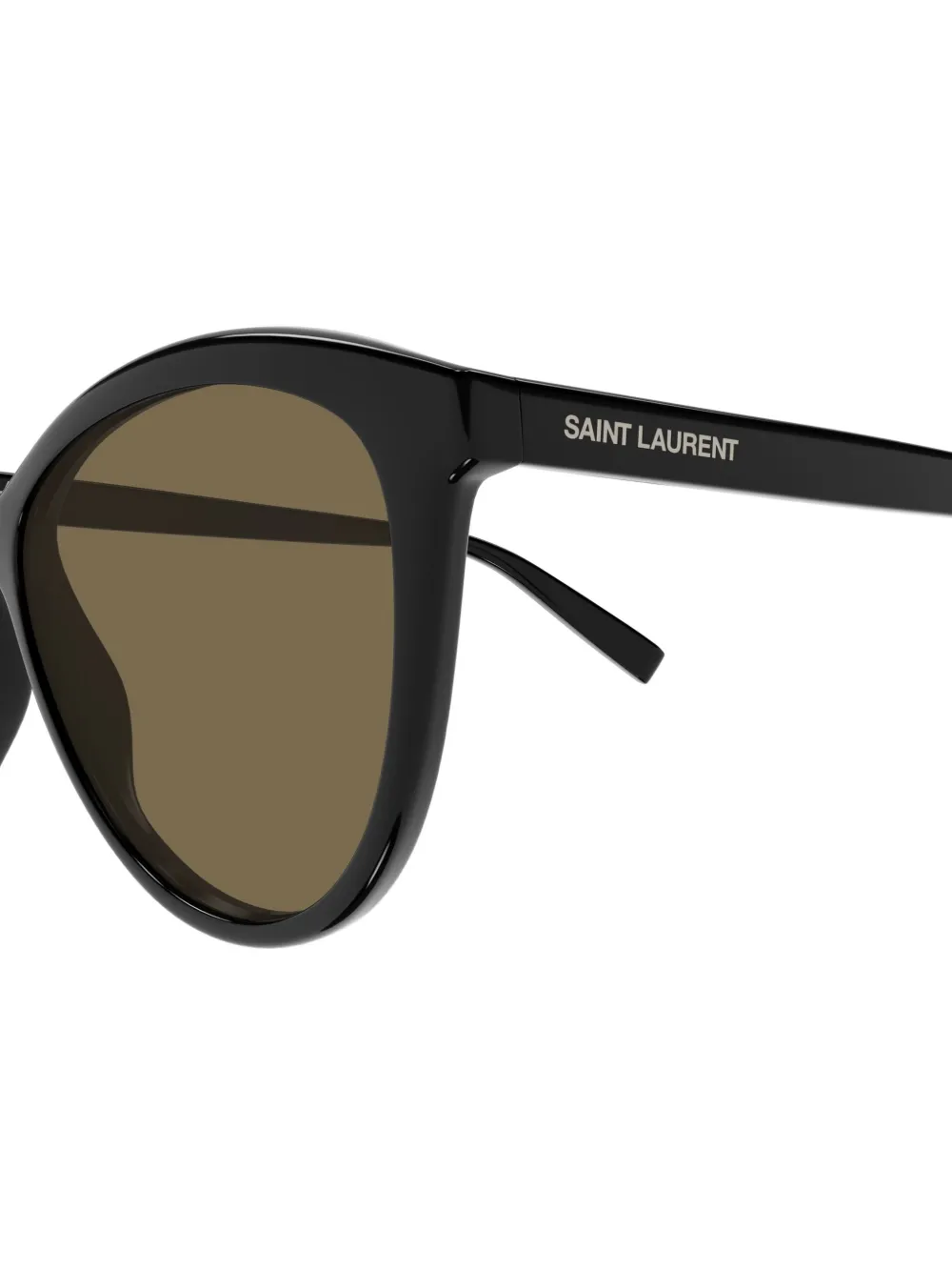 Saint Laurent Eyewear Zonnebril met cat-eye montuur Zwart